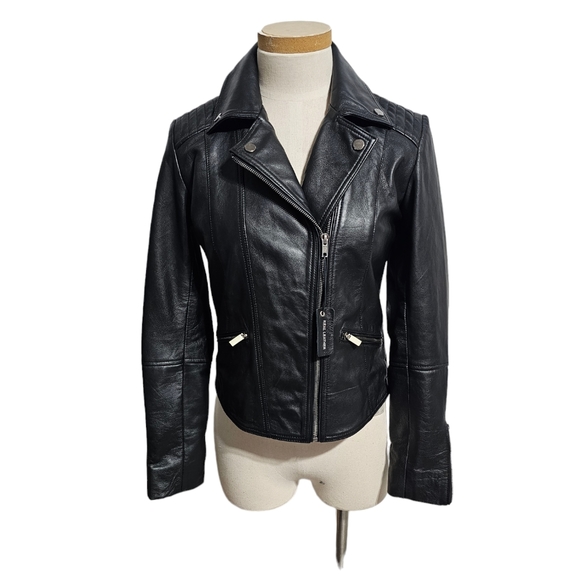 BARNEY'S ORIGINAL* Clara Real Leather Jacket - Picture 4 of 6